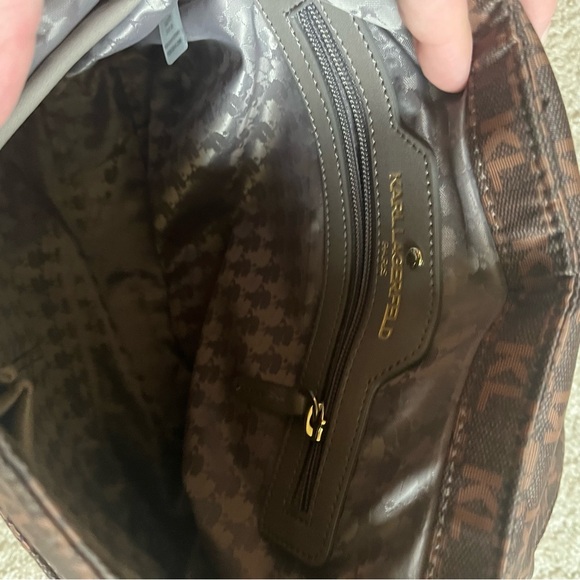 🤎✨ Karl Lagerfeld Paris Monogram Crossbody Bag ✨🤎 *cross-listed* - Picture 5 of 9